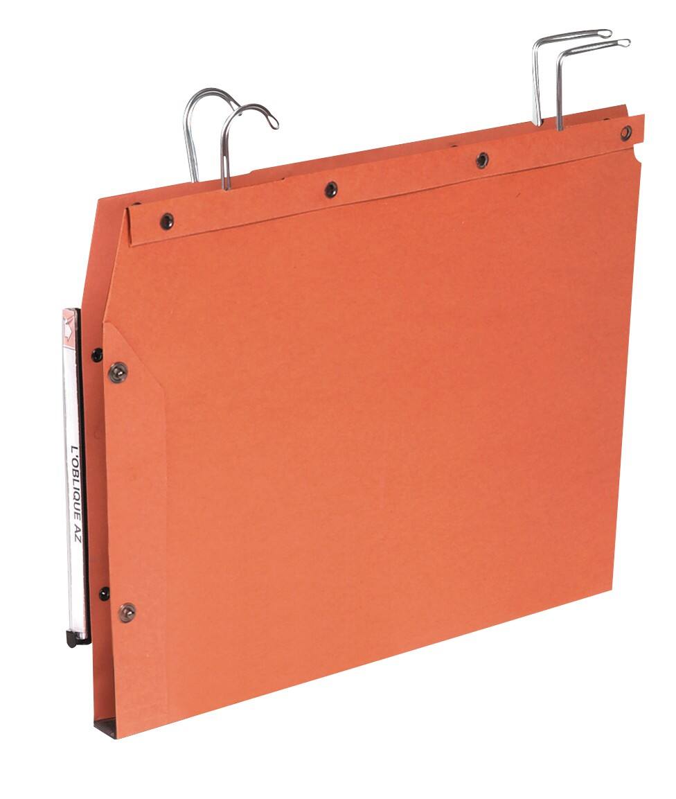 ELBA Hangmappen Ultimate Folio Oranje Karton 15 mm bodem 35 x 25 cm 25 Stuks