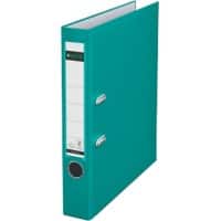 Leitz 180° Smal Ordner A4 52 mm Turkoois 2 Ringen 1015 PP (Polypropeen) Glad Staand