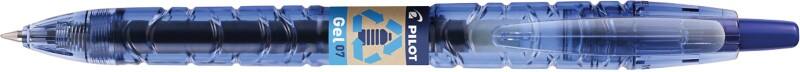 Pilot B2P Gel Intrekbaar Gelpen Blauw 0,4 mm Medium Kegelvormig Navulbaar 89% Gerecycled