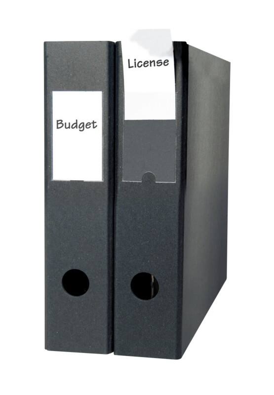 Djois Etikethouders 10320 3,5 x 7,5 cm Transparant 12 Stuks