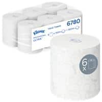 Kleenex Ultra Handdoeken Rol Wit 2-laags 6780 6 Rollen à 150 m