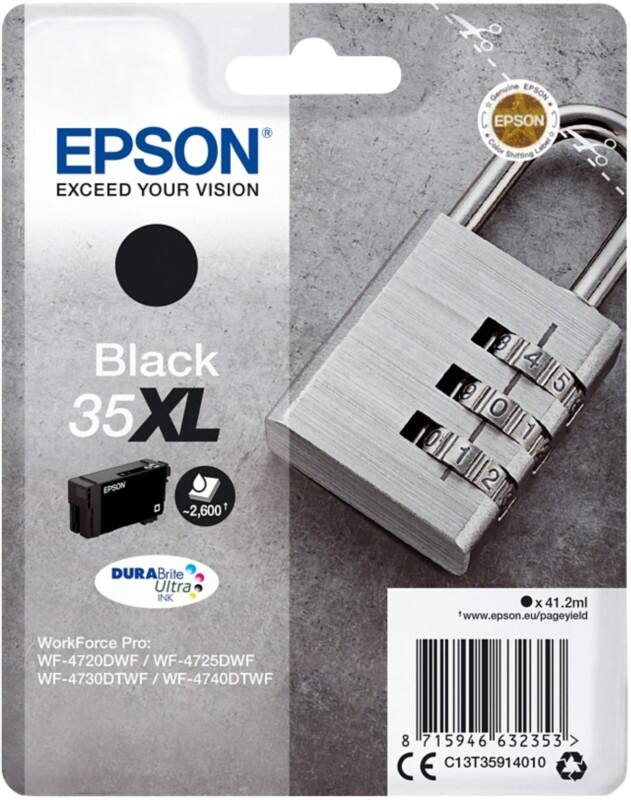 Epson 35XL Origineel Inktcartridge C13T35914010 Zwart