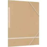 OXFORD Touareg 3-klepsmap 100200679 A4 Karton Elastiek 26 x 0,4 x 32 cm (B x D x H) Beige