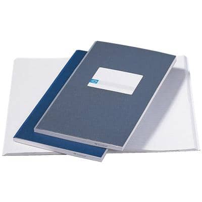 Djois Atlanta Registerboek Blauw Gelinieerd Niet geperforeerd Speciaal 16,5 x 21 cm 80 g/m²