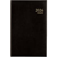 Brepols Saturnus kort Lima Agenda 2026 Speciaal 1 Dag per pagina Duits, Engels, Frans, Nederlands Zwart 0,216,1256,01,6,0