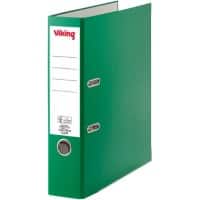 Viking Breed Ordner A4 75 mm Donkergroen 2 Ringen Karton, PP (Polypropeen) Mat Staand