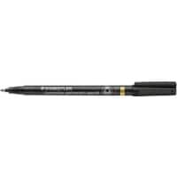 STAEDTLER Overheadmarker 97% gerecycled Fijn Ronde punt 0,4 mm Zwart 10 Stuks