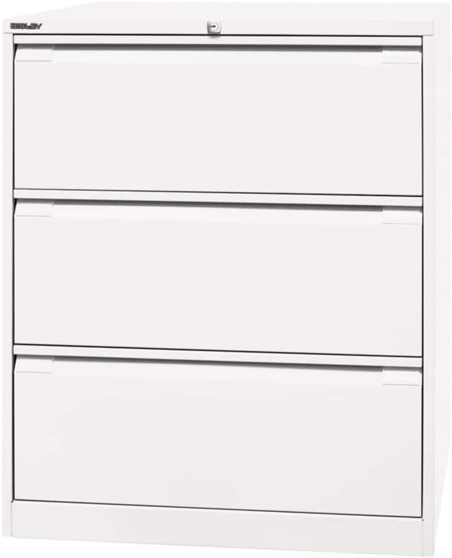 Bisley Archiefkast Staal 3 lades 800 x 622 x 1.016 mm Verkeerswit