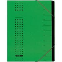 ELBA Sorteermap Chic A4 Groen Karton 25 x 1,5 x 31,5 cm