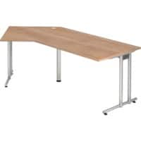 Hammerbacher Bureau Matrix Walnoot 2.100 x 1.130 x 720 mm