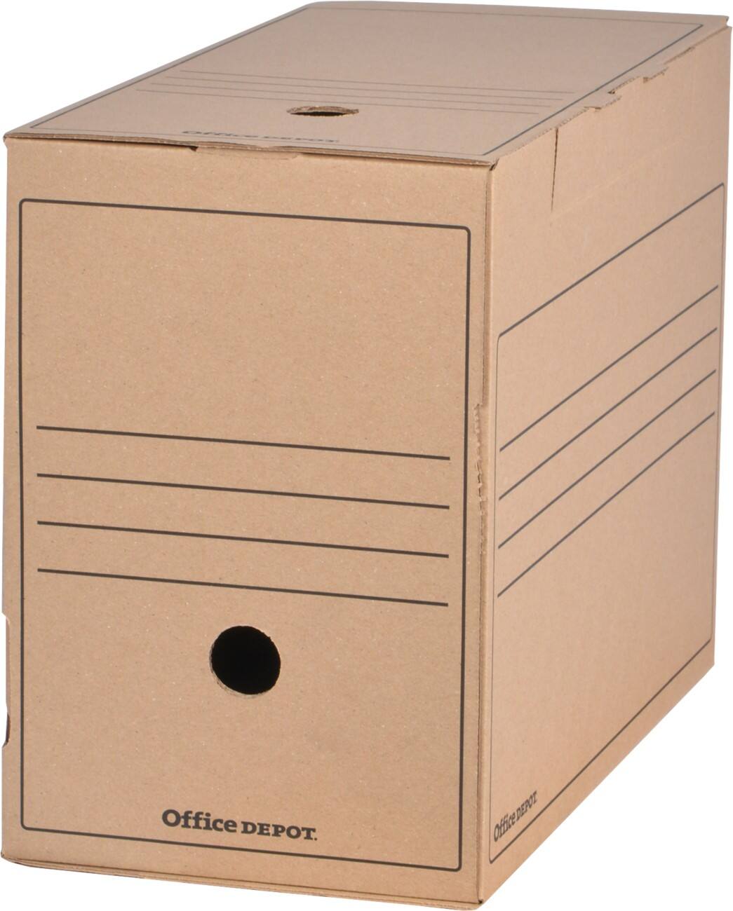 Office Depot Archiefdozen A4 Bruin Karton 16,7 x 33,5 x 24,5 cm 12 Stuks