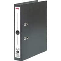 Viking Prem Touch Smal Hangordner A4 50 mm Zwart 2 Ringen Karton Mat Staand Gerecycled