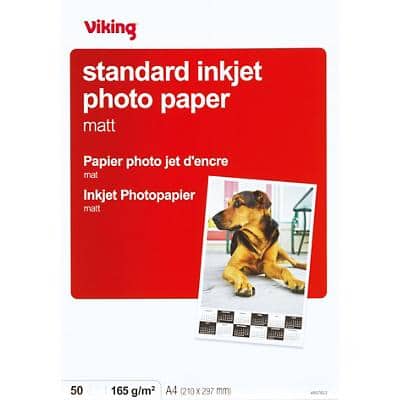 Office Depot Inkjet fotopapier A4 Mat 165 g/m² 21 x 29,7 cm Wit 50 Vellen