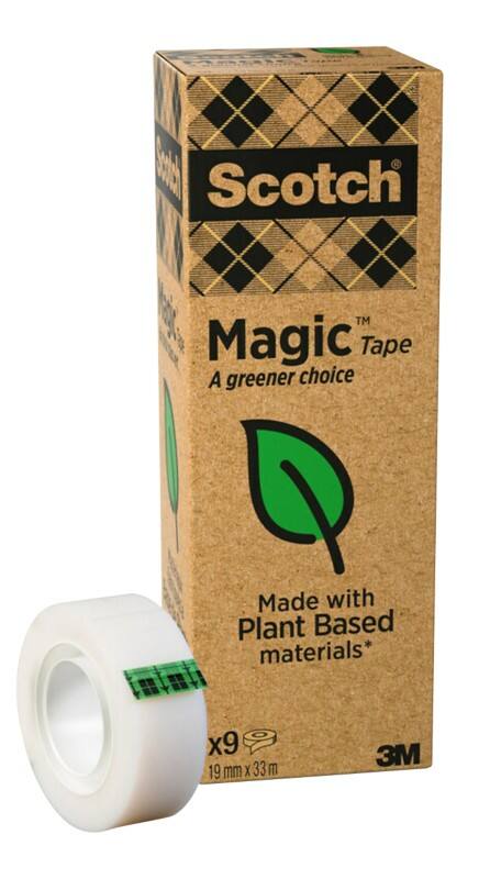 Scotch Plakband Scotch Magic Transparant 19 mm (B) x 33 m (L) Kleine kern PP (Polypropeen) 9 Rollen