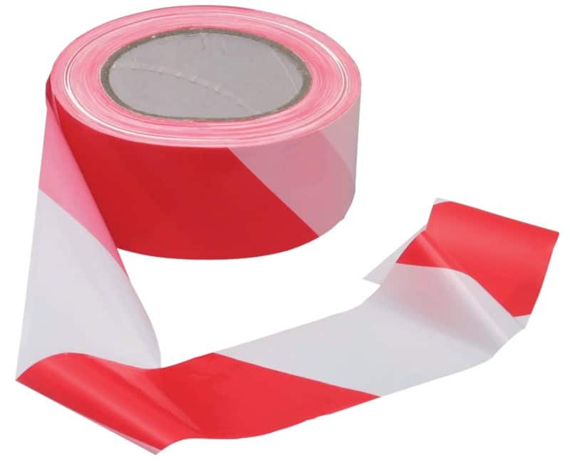 Viso Afzetkoord PP (Polypropeen) 5 cm x 100 m Rood, wit RSNA01RB