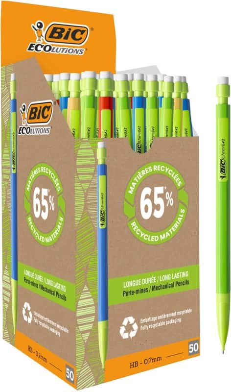 BIC Ecolutions Matic Vulpotlood - HB Zwart 50 Stuks