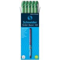 Schneider Slider Basic XB Balpen 1.4 mm Groen 10 Stuks