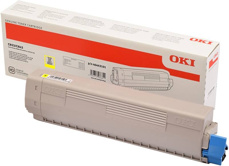 OKI 46443101 Origineel Tonercartridge Geel