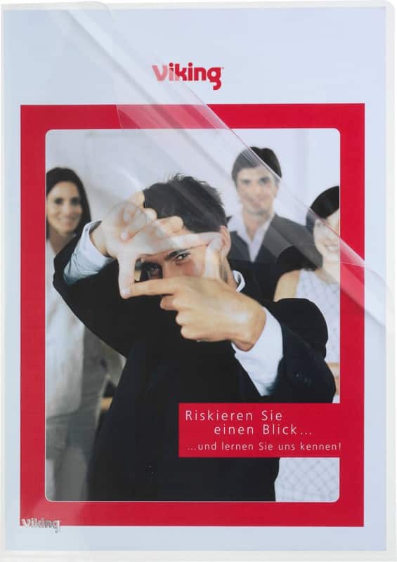 Viking Deluxe L-map A4 Transparant PP (Polypropeen) 145 micron 100 Stuks