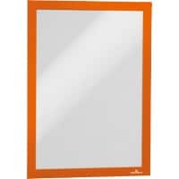 DURABLE Displayframe DURAFRAME Zelfklevend Oranje Pak van 2 stuks