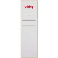 Viking Zelfklevende rugetiketten Wit 10 Stuks 6 x 19,2 cm