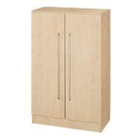 Hammerbacher Matrix Archiefkast Gemelamineerde spaanplaat 2 Planken 800 x 420 x 1.270 mm Ahorn Bruin