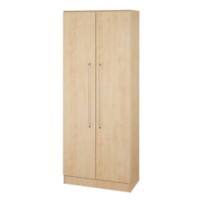 Hammerbacher Matrix Archiefkast Gemelamineerde spaanplaat 4 Planken Afsluitbaar 800 x 420 x 2.004 mm Ahorn Bruin