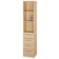 Hammerbacher Kast Matrix Esdoorn 40,6 x 42 x 200,4 cm