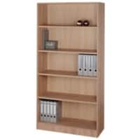 Hammerbacher Gemelamineerde spaanplaat Boekenkast 4 Planken 1.000 x 400 x 2.004 mm Bruin Walnoot