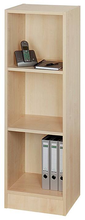 Hammerbacher Gemelamineerde spaanplaat Boekenkast 4 Planken 406 x 400 x 1.270 mm Bruin Ahorn
