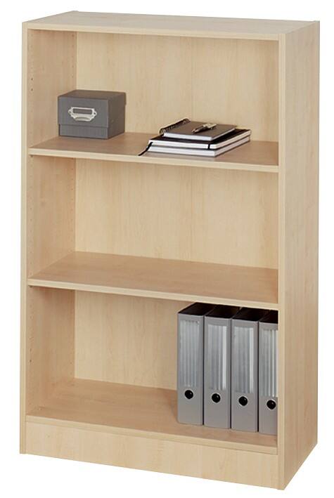 Hammerbacher Gemelamineerde spaanplaat Boekenkast 2 Planken 800 x 400 x 1.270 mm Bruin Ahorn
