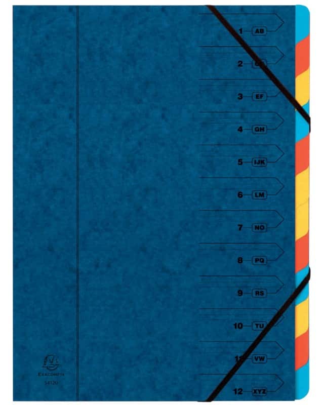 Exacompta Sorteermappen 54122E A4 24 x 1 x 32 cm