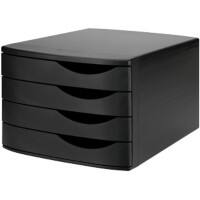 Djois Re-solution ladeblok 4 Re-solution 4 laden, zwart A4 PS (polystyreen) zwart 30 x 37,5 x 21,6 cm