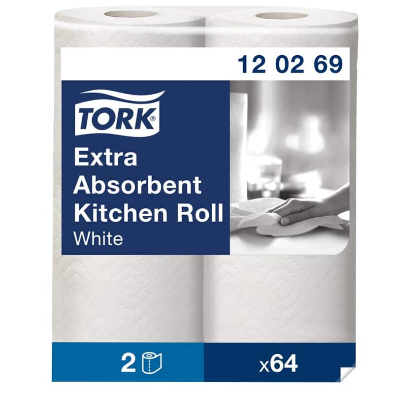Tork Keukenrol 2-laags 2 Rollen à 64 Vellen