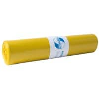 DEISS LDPE Premium Licht gebruik Vuilniszakken 120 l Geel PE (Polyethyleen) 60 Micron 25 Stuks