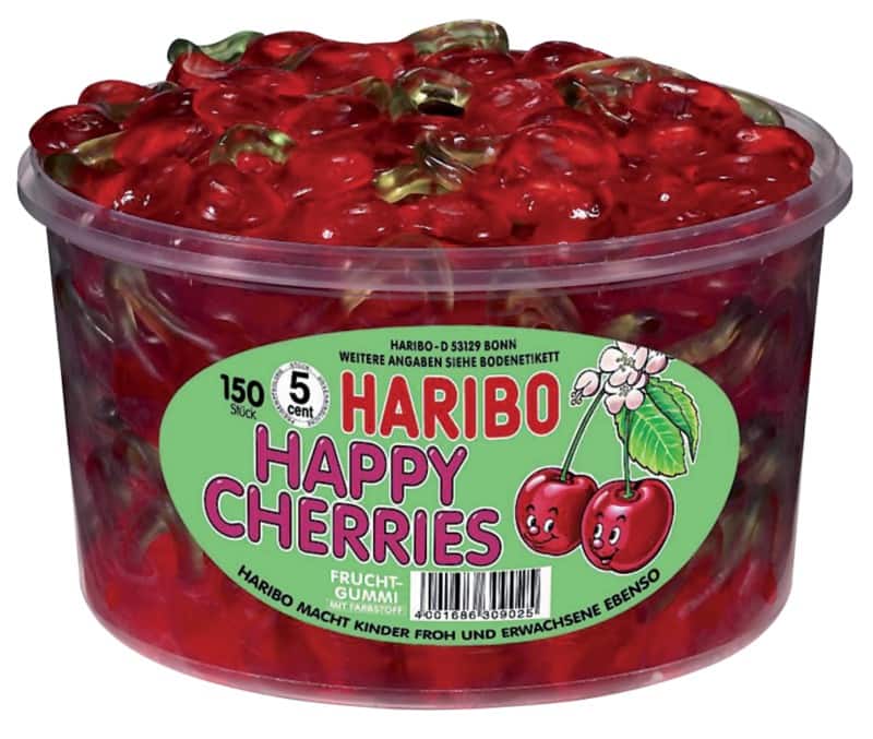 Haribo Happy Cherries Fruitgums 150 Stuks
