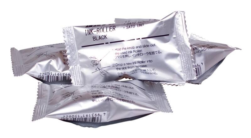 SATO navulrollen zwart 5 rollen