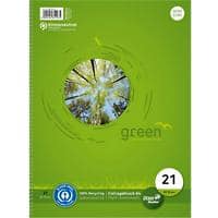Ursus Green A4 Collegeblok Groen Papieren kaft Gelinieerd 80 vellen