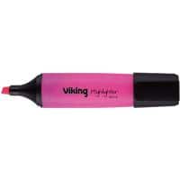 Viking HC1-5 Tekstmarker Roze Breed Beitelpunt 1-5 mm