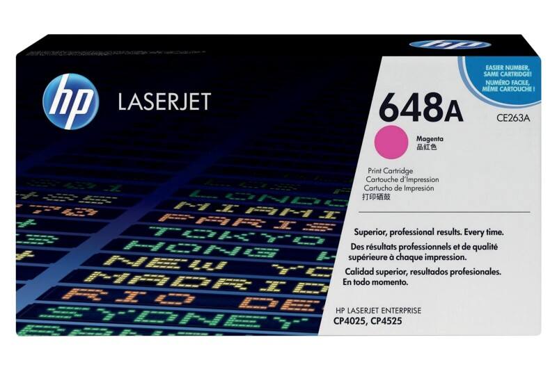 HP 648A originele tonercartridge CE263A magenta
