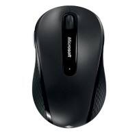 Microsoft Draadloze Mobiele Muis 4000 Optisch Rechts- en linkshandige gebruikers met USB-A Nano ontvanger Zwart