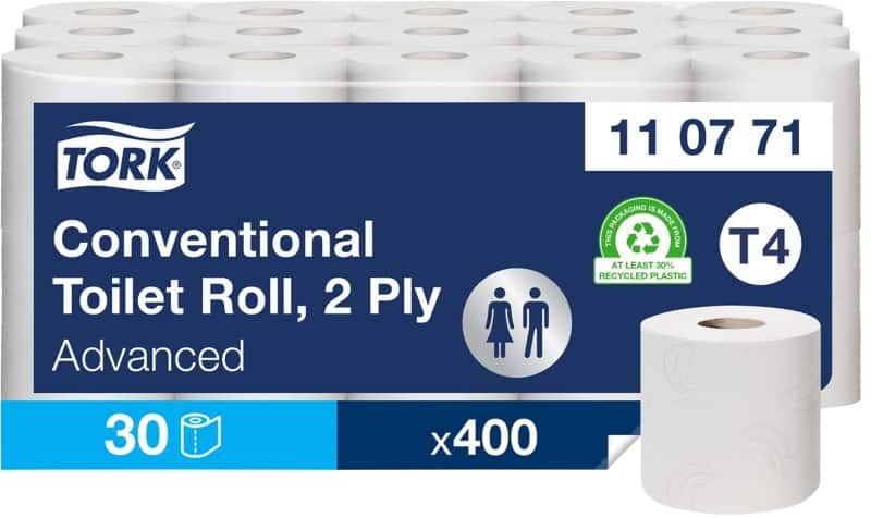 Tork Advanced Toiletpapier T4 2-laags 110771 30 Rollen à 400 Vellen