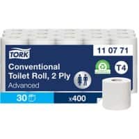 Tork Toiletpapier T4 Advanced 2-laags 30 Rollen à 400 Vellen