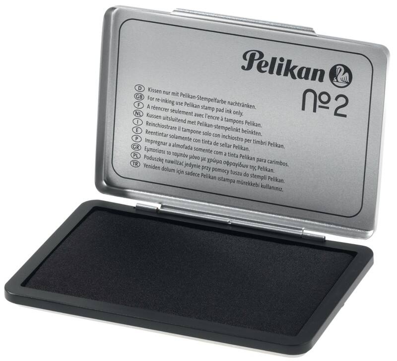 Pelikan Gr. 2 Stempelkussen Zwart 11 x 7 cm