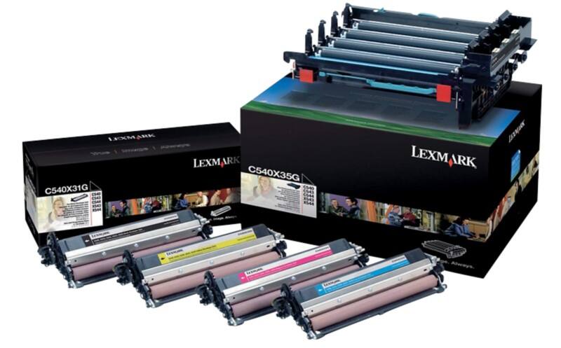 Lexmark Imaging drum C540X74G Zwart, cyaan, magenta, geel