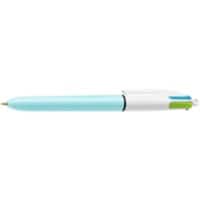 BIC 4 Colours Fun Balpen Lichtgroen, paars, roze, turkoois Medium 0,4 mm