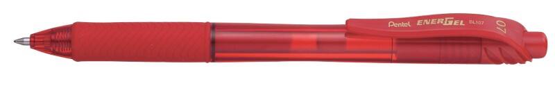 Pentel BL 107 Intrekbaar Rollerballpen Rood 0,4 mm Medium Rollerball Navulbaar
