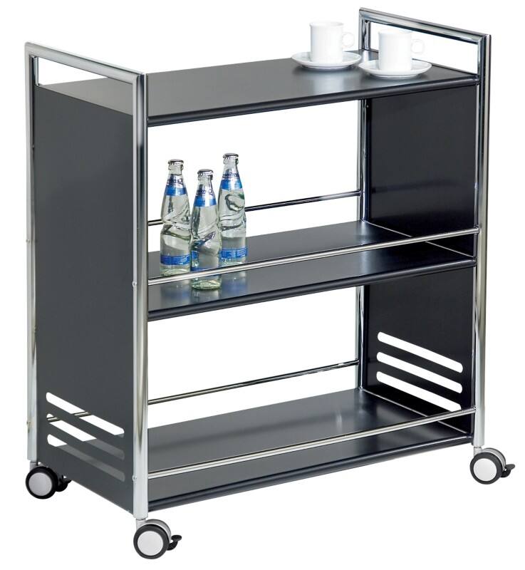 Kerkmann Niet hoogteverstelbaar Serveerwagen Artline 3373 Staal 700 x 400 x 840 mm