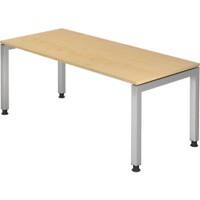 Hammerbacher J Series Hoogteverstelbaar Bureau Rechthoekig Ahorn 4 voeten 1.600 (B) x 680 (H) mm Hout