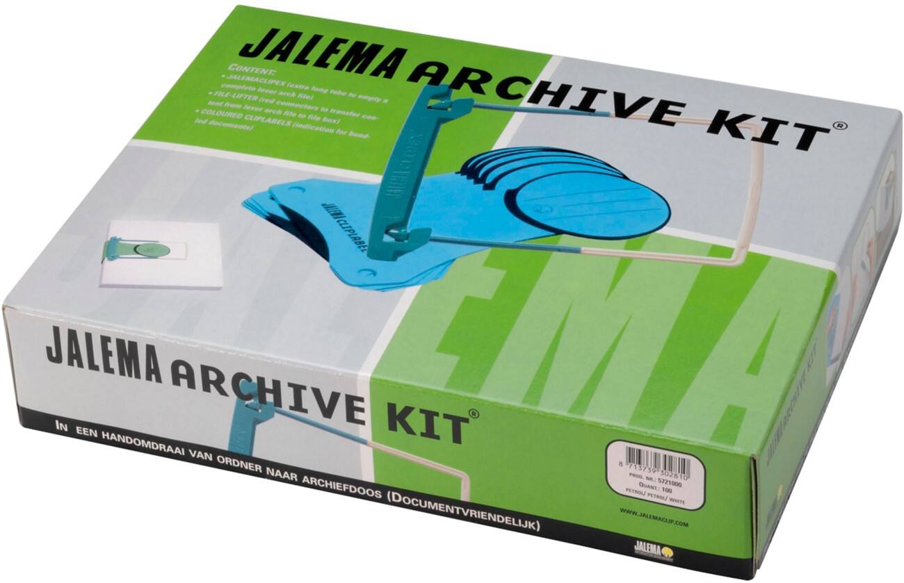 Jalema Archief kit Met clipex 7 cm Kunsstof